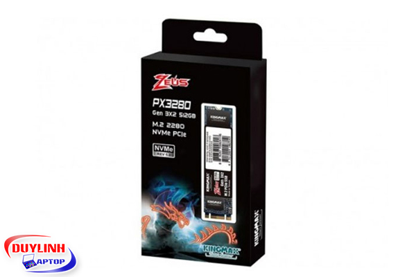 Ổ SSD Kingmax PX3280 512Gb PCIe Gen3x2 M.2 2280