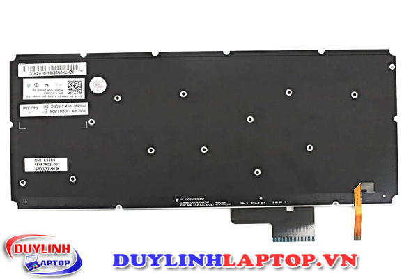 Bàn phím Dell XPS 14Z, 15Z, L412Z, L511Z, L512Z, L421X, 15 L521X  (Màu đen, Cáp lệch)