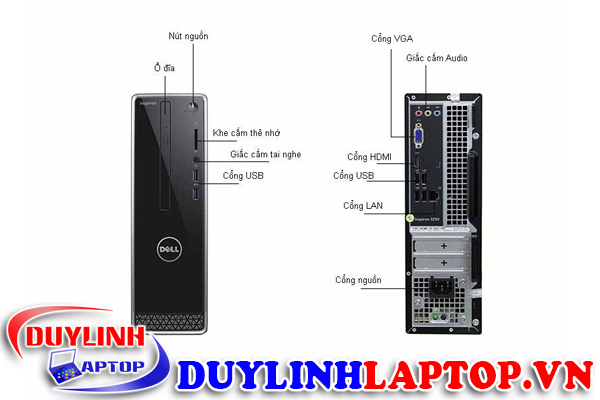 Máy tính để bàn PC Dell Inspiron 3250ST W0CK43