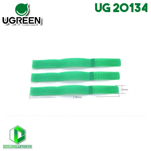 Dây dán Velcro quấn gọn (1 túi-3 chiếc) dài 17cm Ugreen 20314