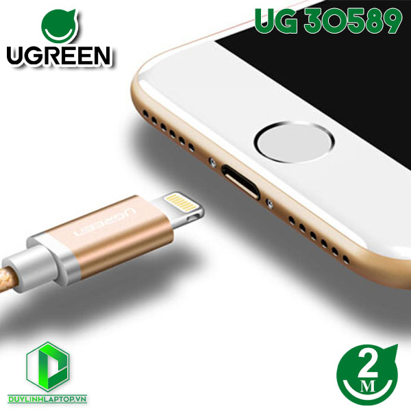 Cáp Sạc iPhone 2M Vỏ Dù Ugreen 30589