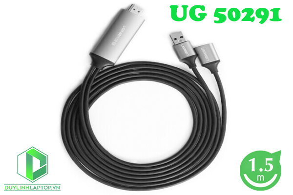 Cáp Chuyển Đổi USB (Micro, Lightning, Type-C) to HDMI dài 1,5m Ugreen 50291