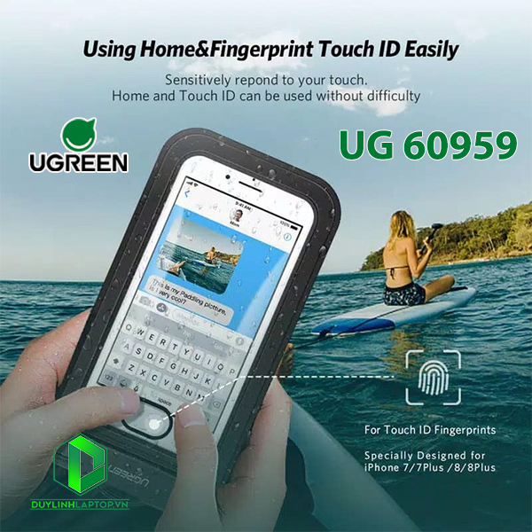 Túi đựng điện thoại di động chống nước IPX8 độ sâu 10m Ugreen 60959