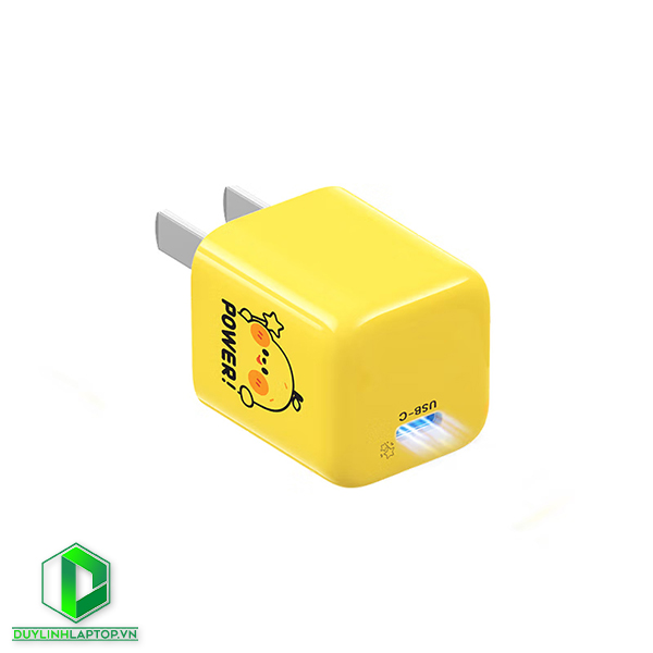 Củ sạc nhanh 20W chuẩn USB C màu vàng Ugreen 80947