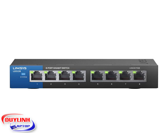 Bộ Switch Chia Mạng LINKSYS LGS108 8-Port