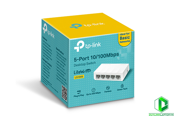 Switch Để Bàn 5 cổng 10/100 Mbps (LS1005)