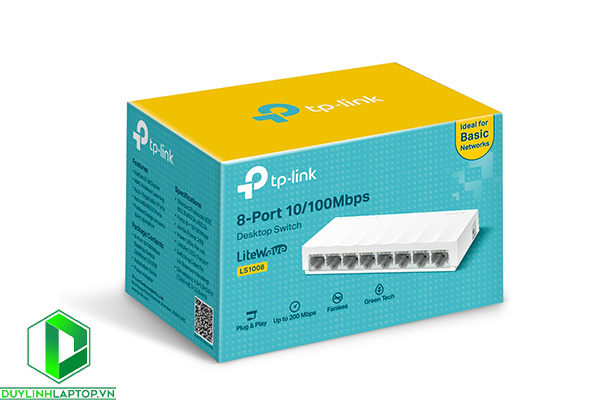 Switch Để Bàn 8 cổng 10/100 Mbps (LS1008)