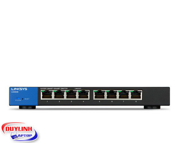 Bộ Switch Chia Mạng Linksys  LGS308 -Smart Gigabit