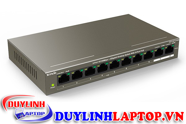 Bộ chia mạng TEF1110P-8-102W  8-Port10 / 100Mbps + 2 Gigabit Desktop Switch Với 8 cổng PoE