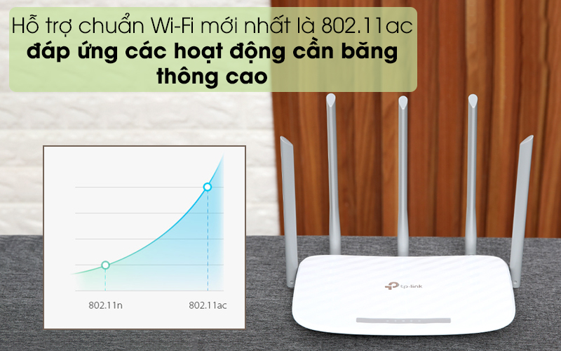 Router Wifi Chuẩn AC1350 Băng Tầng Kép TP-Link Archer C60