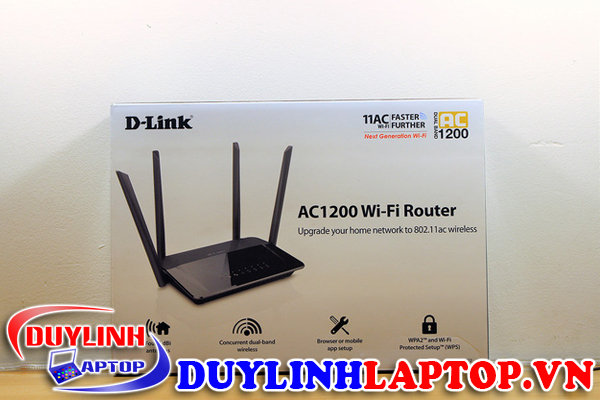 Router Wifi D-Link DIR-822 Công Suất Cao AC1200