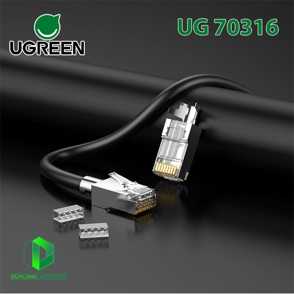 Hạt mạng RJ45 Cat6A/ Cat7 10c/túi Ugreen 70316