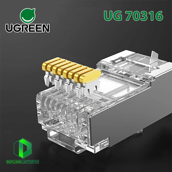 Hạt mạng RJ45 Cat6A/ Cat7 10c/túi Ugreen 70316