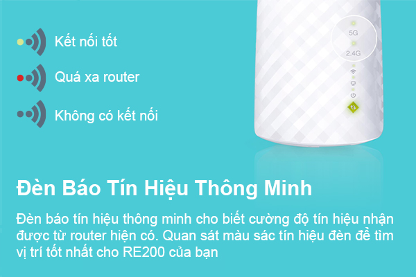 Bộ Mở Rộng Sóng Wi-Fi AC750 - RE200