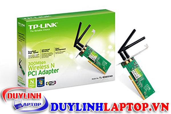 Bộ chuyển đổi PCI tốc độ 300Mbps TL-WN851ND