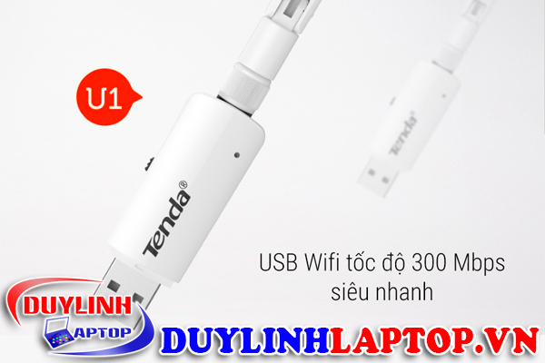 USB thu sóng Wifi tốc độ 300Mbps Tenda U1