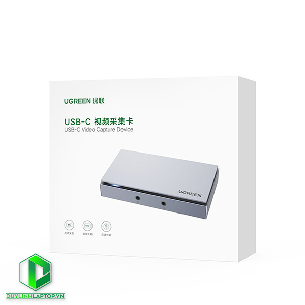 Thiết bị ghi hình Livestream video capture Ugreen 10937 hỗ trợ 4K@60Hz