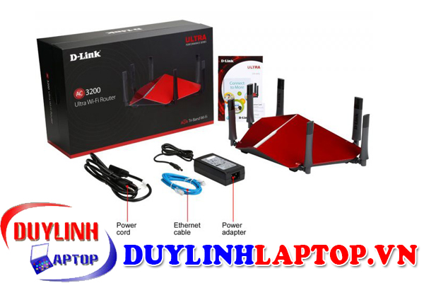 D-Link DIR-890L - Bộ Phát Wifi Không Dây Ba Băng Tần Chuẩn AC3200