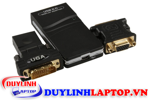 Cáp chuyển USB 2.0 to HDMI, DVI, VGA