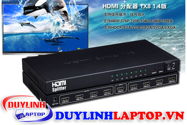 2-HDMI-1x8