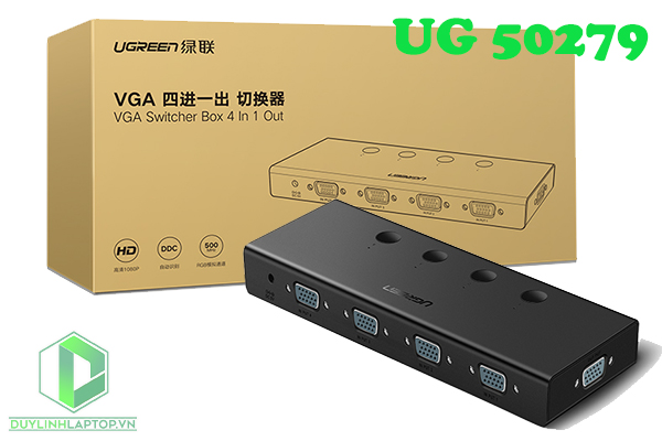 Bộ gộp VGA 4 thiết bị vào 1 màn hình Ugreen 50279 -1
