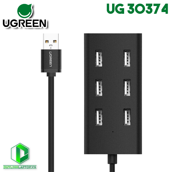 Bộ chia USB 2.0 ra 7 cổng Ugreen 30374