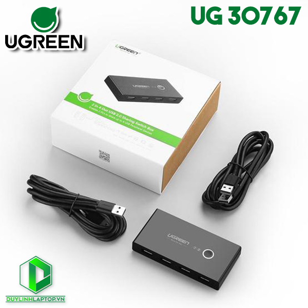 Bộ chuyển đổi USB 2.0 4 vào 2 Ugreen 30767