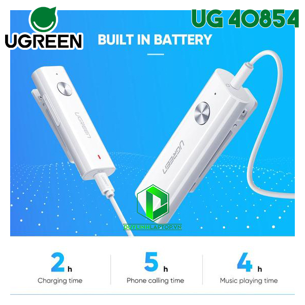 Bộ thu Bluetooth 5.0 cho loa, tai nghe hỗ trợ APTX Ugreen 40854