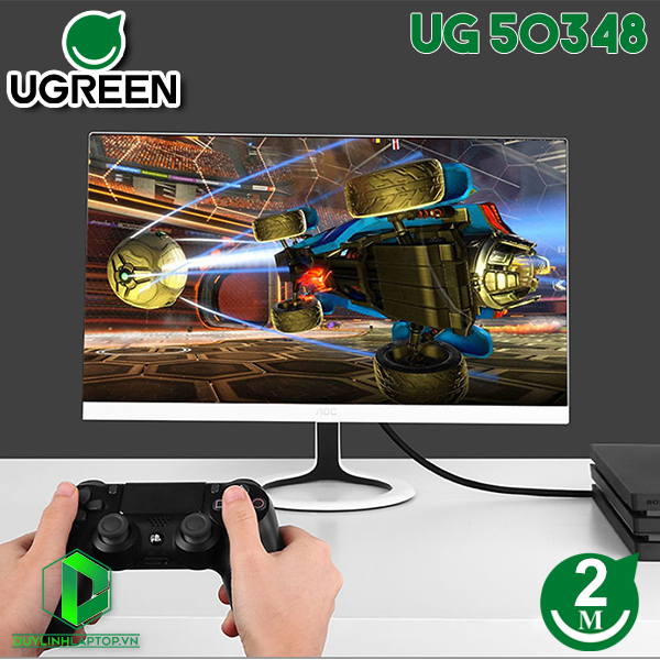 Cáp chuyển đổi HDMI to DVI 24+1 dài 2m Ugreen 50348