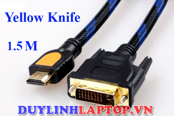 Cáp HDMI to DVI 24+1 chính hãng YellowKnife 1.5m