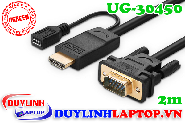 Cáp chuyển đổi HDMI to VGA Ugreen chất lượng tốt - 12