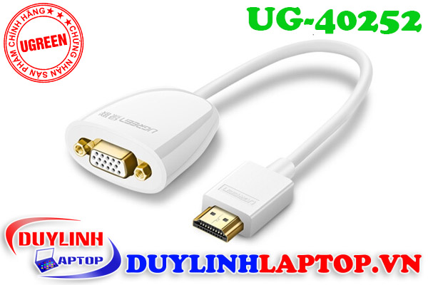 Cáp chuyển đổi HDMI to VGA Ugreen chất lượng tốt