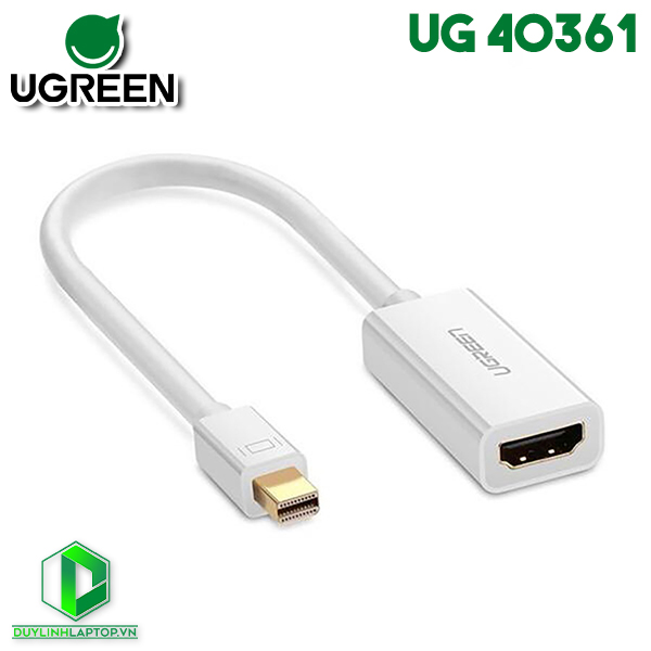 Cáp chuyển Mini Displayport to HDMI ( âm ) hỗ trợ 4k Ugreen 40361