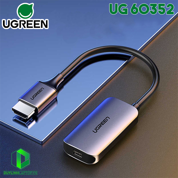 Cáp chuyển đổi HDMI to Mini Displayport hỗ trợ 4K Ugreen 60352