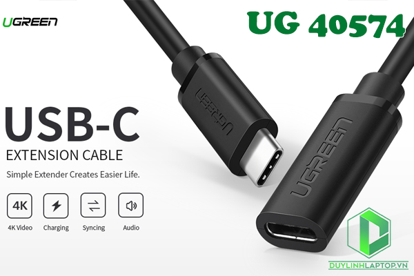 Cáp nối dài USB Type C dài 0,5m Ugreen 40574 - 10