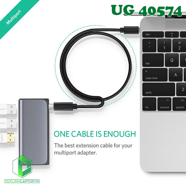 Cáp nối dài USB Type C dài 0,5m Ugreen 40574 - 4