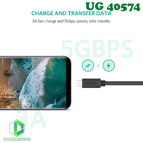 Cáp nối dài USB Type C dài 0,5m Ugreen 40574 - 7