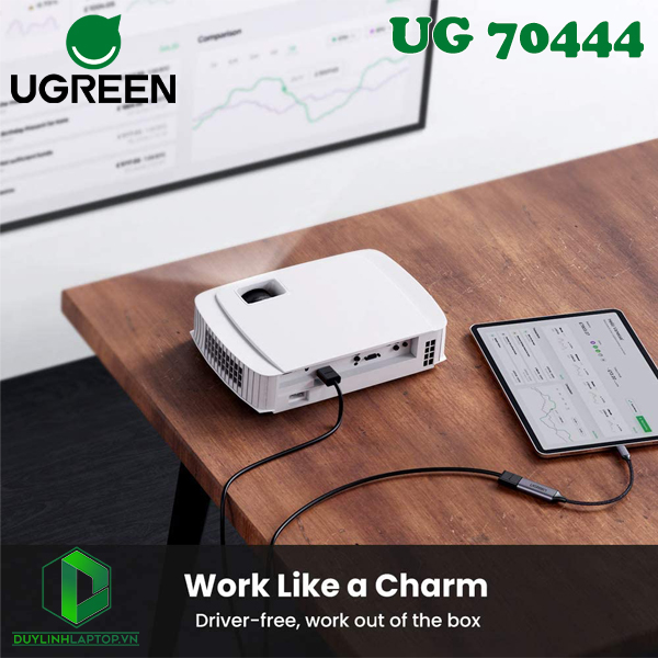 Cáp chuyển đổi USB Type C to HDMI hỗ trợ 4K@60Hz Ugreen 70444 - 3