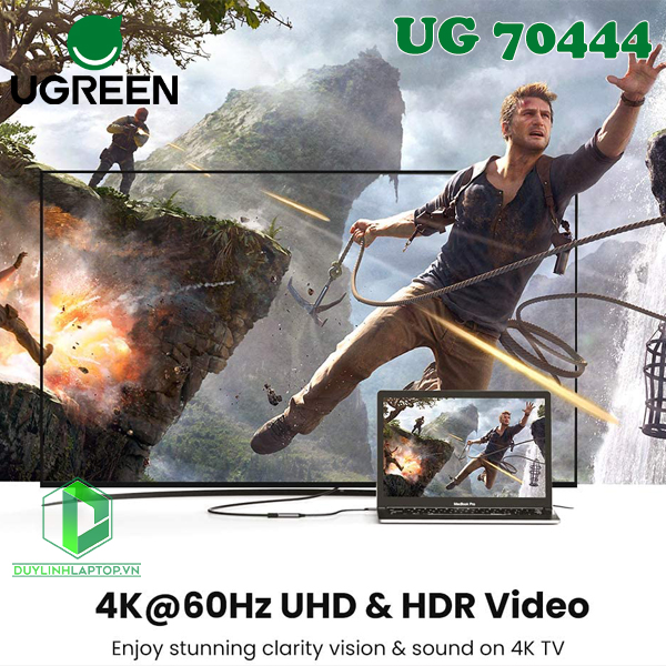 Cáp chuyển đổi USB Type C to HDMI hỗ trợ 4K@60Hz Ugreen 70444 - 4