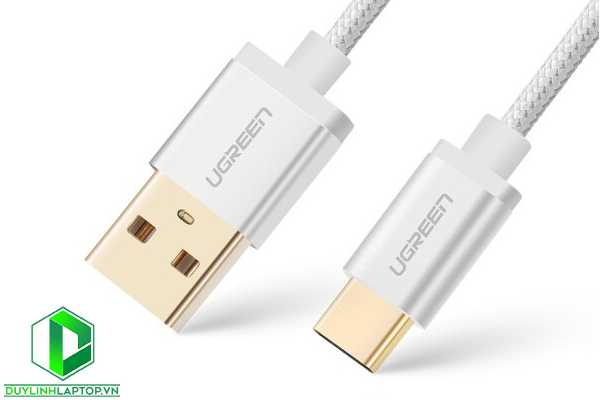 Cáp sạc USB Type C bọc nylon cao cấp dài 1.5m chính hãng UGREEN UG-20813