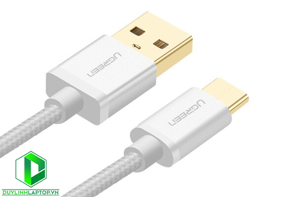 Cáp sạc USB Type C bọc nylon cao cấp dài 1.5m chính hãng UGREEN UG-20813