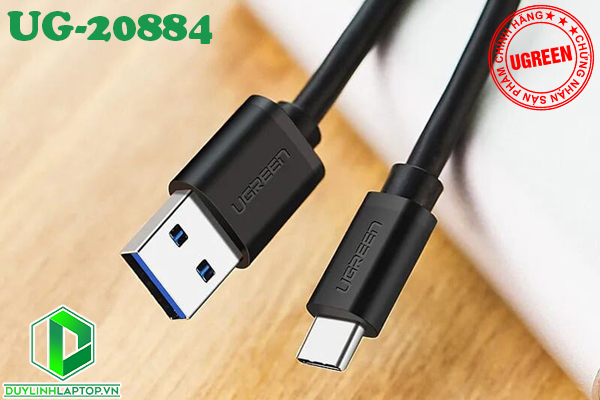 Cáp USB Type C to USB 3.0 cao cấp dài 2m chính hãng UGREEN UG-20884