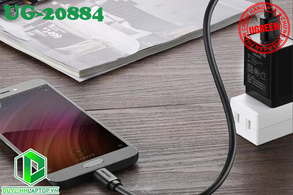 Cáp USB Type C to USB 3.0 cao cấp dài 2m chính hãng UGREEN UG-20884