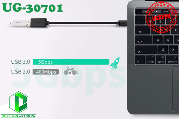 Cáp OTG USB Type C to USB 3.0 chính hãng UGREEN UG-30701