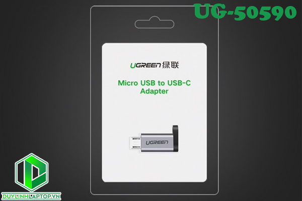 Đầu chuyển đổi Micro USB to USB Type C chính hãng UGREEN UG-50590