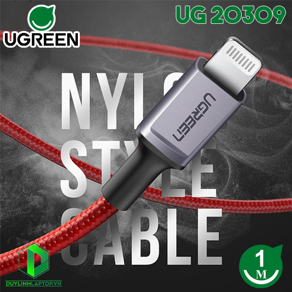 Cáp USB Type C to Lightning dài 1m có chip Ugreen 20309