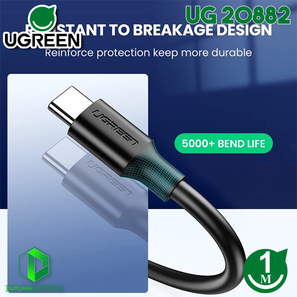 Cáp USB Type C to USB 3.0 dài 1m Ugreen 20882