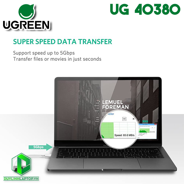 Cáp USB Type C tích hợp đọc thẻ nhớ (TF/SD 3.0) Ugreen 40380