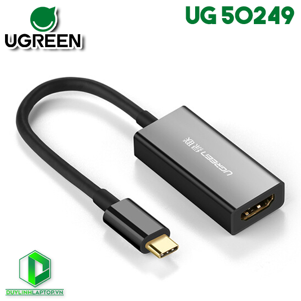 Cáp USB Type C to HDMI hỗ trợ 4K 2K Ugreen 50249