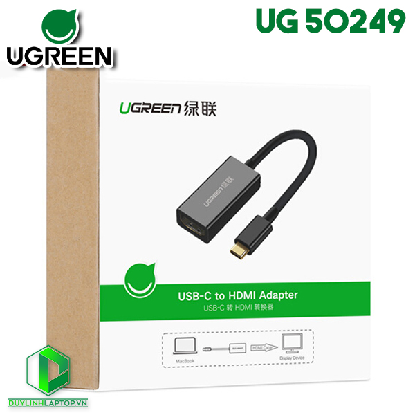 Cáp USB Type C to HDMI hỗ trợ 4K 2K Ugreen 50249